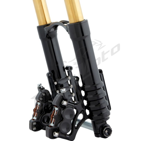 ARLEN NESS Method No Flex Fork Legs Harley Davidson FLH / FLHFB / FLHR / FLHRC / FLHRXS / FLHT / FLHTCU 1690-1923cc 14-24