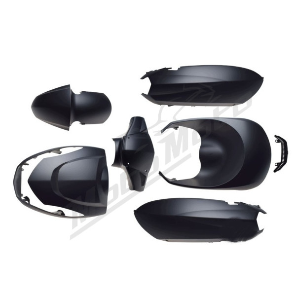 Maxtuned Plastics Set Peugeot Kisbee 50cc 11-18 Black