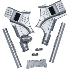 KURYAKYN Deluxe Neck Cover Kit Harley Davidson FLHC / FLTRK / FLHX / FLHR / FLHXSE 1690/1977 14-24