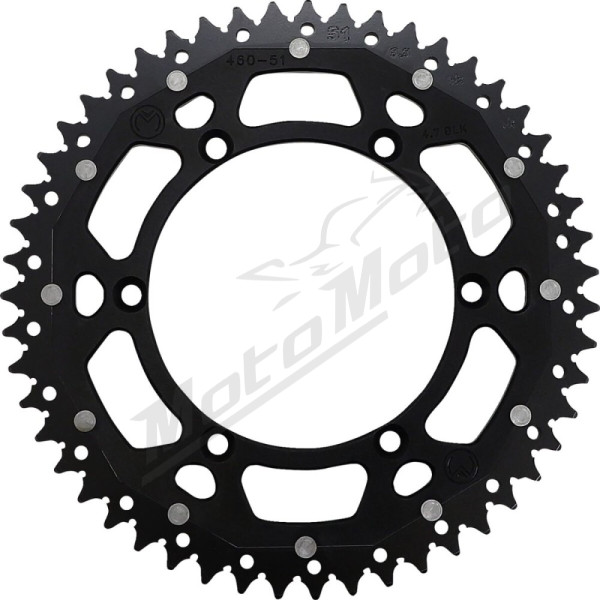 MOOSE OFFROAD HARD-PARTS Dual Sprocket 51T Kawasaki / Suzuki 125-650cc 79-22