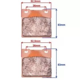 Brake pads MAXTUNED FA63 / MCB531