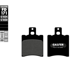 GALFER Brake Pad Orcanic Aprilia / Cagiva / MBK / Yamaha 50-650cc 94-20