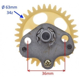 Oil pump YAMAHA XT/ DERBI SENDA 125cc 4T