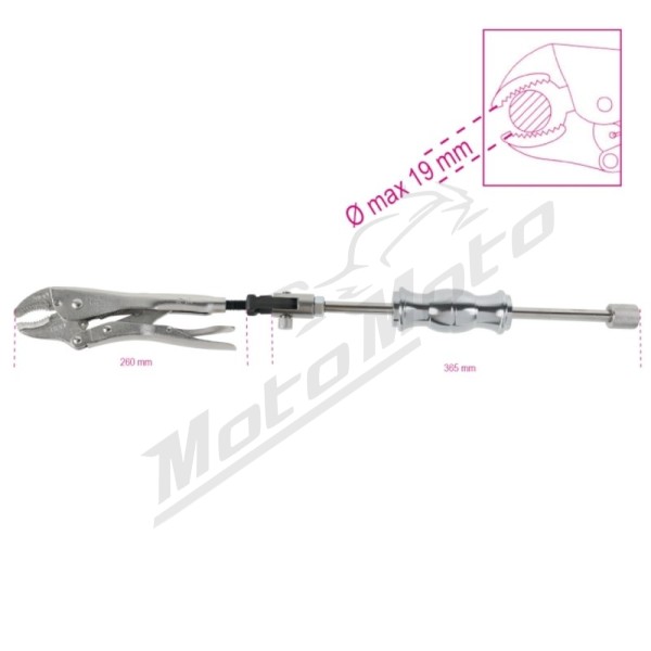 BETA Adjustable Self-Locking Pliers with Hammer Face