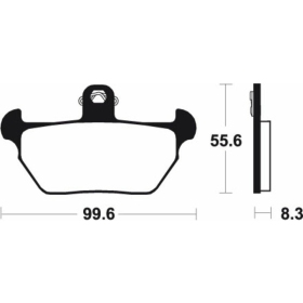 TECNIUM Street Performance Sintered Metal Brake pads - MF144 BMW K / R 800-1100cc 88-99