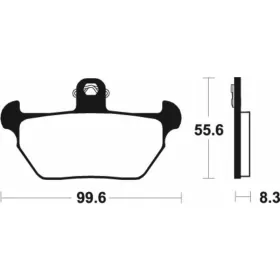 TECNIUM Street Performance Sintered Metal Brake pads - MF144 BMW K / R 800-1100cc 88-99