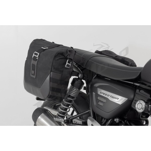 SW-MOTECH Legend Gear LC2 šoninės daiktadėžės Black Edition Triumph Speed Twin 1200 19-24