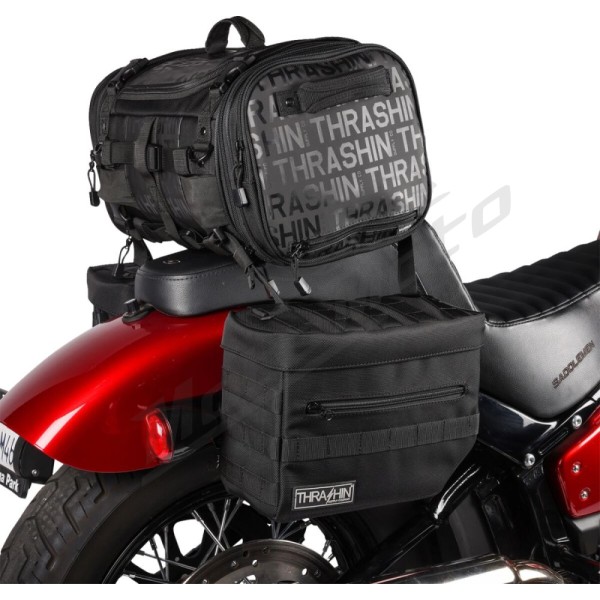 THRASHIN SUPPLY CO. Essential Saddlebags Harley Davidson FLD / FLDE / FLFB 1340-1923cc 82-24