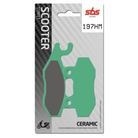Sbs Brakepads 197HM Benelli / Peugeot / PGO / Suzuki / Triumph