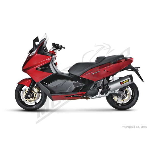AKRAPOVIC Slip-On Line Muffler Stainless Steel / Carbon Fiber Aprilia SRV / Gilera GP 800-850 08-16