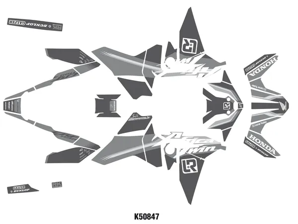 UNIRACING Stickers kit Honda CRF 1100cc 20-22