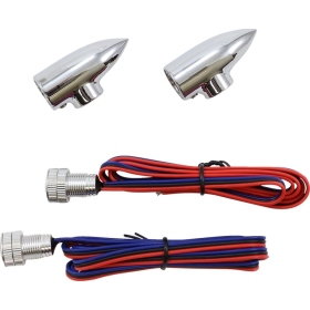 PAUL YAFFE BAGGER NATION Lightning Bullets Run/Turn 2pc. LED Lights Harley Davidson FLDE / FLFB / FLSL / FXBB / FXFB / FXLR / FXLRS 1750-1868 88-24