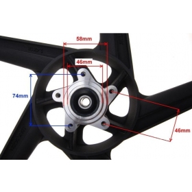 Priekinis ratlankis motoroleriui SHINERAY XY125-10D R18 x 1,40 1 vnt.