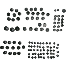 DRAG SPECIALTIES Standard Engine Bolt Cover Kit Harley Davidson FLHR / FLHRC / FLHRSE / FLHT / FLHTC 1584-1800cc 07-16