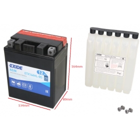 Battery YTX14AHL-BS  EXIDE 12V 12Ah