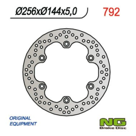 NG BRAKES Rear Fixed Brake Disc 256mm Honda CB / CBR / FJS / Forza 300-1300cc 84-20
