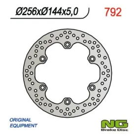 NG BRAKES Galinis fiksuotas stabdžių diskas 256mm Honda CB / CBR / FJS / Forza 300-1300cc 84-20