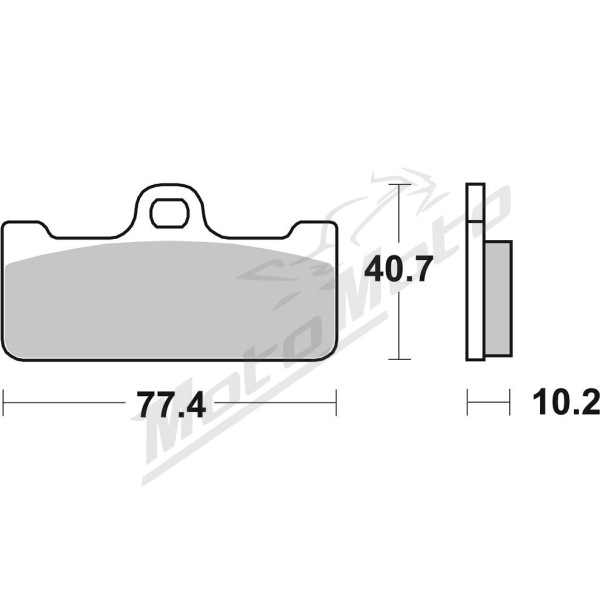 SBS DC Racing Dual Carbon Brake Pads BREMBO RACING CALIPERS 100mm