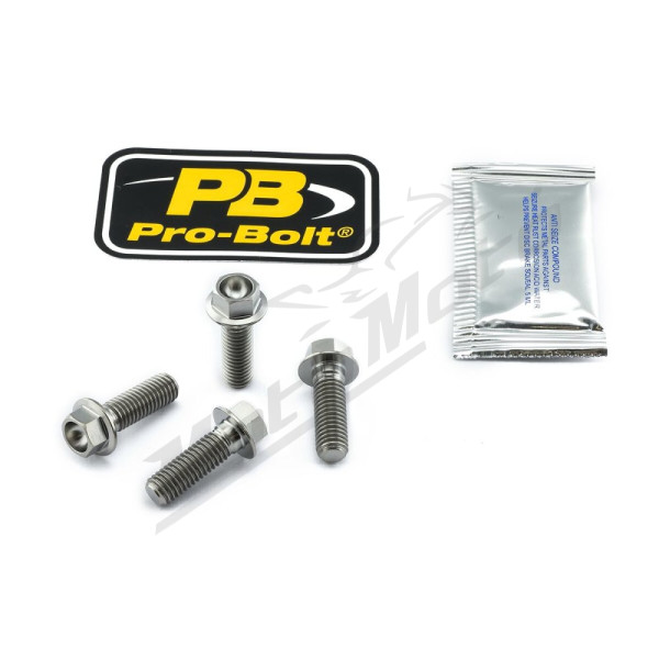 PRO BOLT Titanium Clip-On / Handle Bar Mount Bolt Kit Husqvarna / KTM / MBK / TM Racing 50-1290cc 06-24