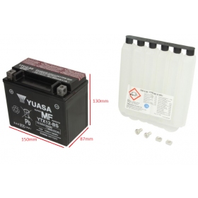 Battery YTX12-BS YUASA 12V 10.5Ah