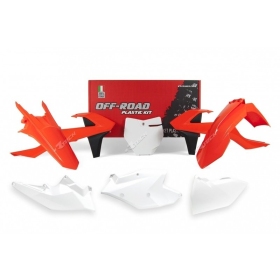 RACETECH Plastikų komplektas KTM SX, SX-F 125/450cc 16-19 Raudona/ Balta/ Juoda 