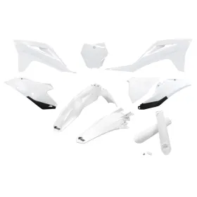 UFO White Replacement Full Body Plastic Kit For Gas Gas EX / EXF / MC / MCF 125-450cc 21-23
