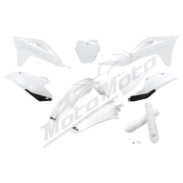 UFO White Replacement Full Body Plastic Kit For Gas Gas EX / EXF / MC / MCF 125-450cc 21-23