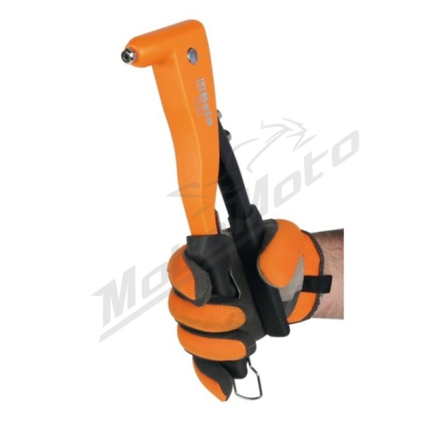 BETA Riveting pliers with 4 interchangeable nozzles