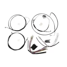 MAGNUM SHIELDING XR Trosų / lynų / elektros laidų prailginimo kompl. juodas/chromas 38/48cm Harley Davidson FLHRSE4 / FLHCUSE / FLHXSE 1800 08-12
