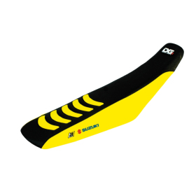 Blackbird seat cover DOUBLE GRIP 3 SUZUKI RMZ 450 05-07 Yellow/Black