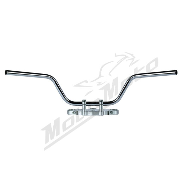 TRW 22 MM (7/8") Steel Handlebar Chrome 770mm Universal