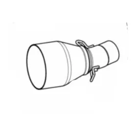 AKRAPOVIC Mid Pipe Stainless Steel Vespa GTS / Giorni 300 21-24