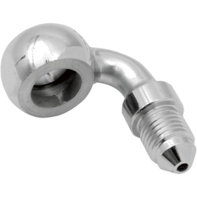 DRAG SPECIALTIES Chrome Steel Banjo Fitting M10