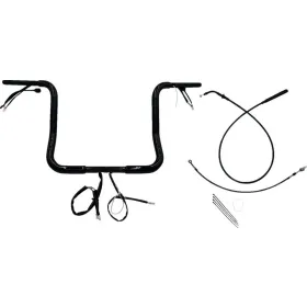 FAT BAGGERS INC. Round Top Handlebar Kit Black 91.5x35.5cm Harley Davidson FLHLT / FLHX / FLHXL / FLHXSE 1923-1977 23-26