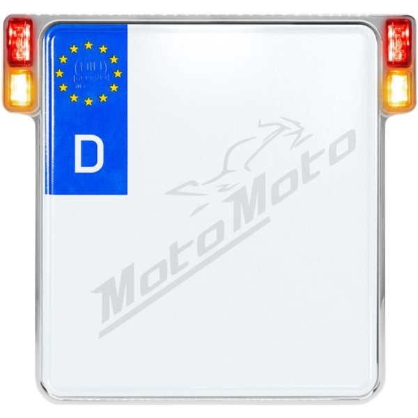 HEINZ BIKES Universal License Plate Holder With LED Lights