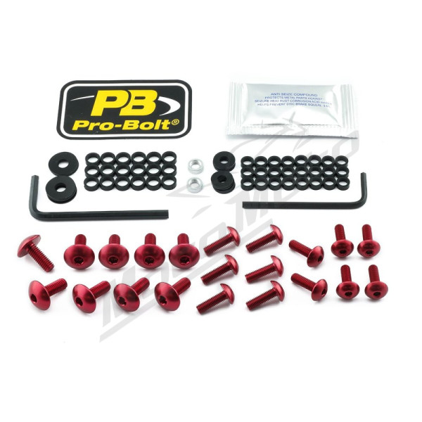 PRO BOLT Aluminium Fairing Bolt Kit for Kawasaki ZX-6R 636cc 13-19