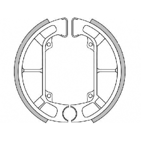 Brake shoes POLINI PIAGGIO / GILERA 50cc 2T 1993-1999 100x20