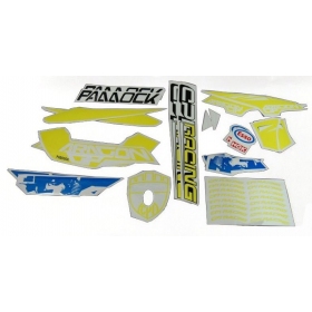 GRAPHICS SET BLUE/YELLOW CPI ARAGON 50-125cc 2007-2014