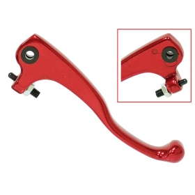 Brake lever Tec-X APRILIA/ DERBI/ PEUGEOT/ MOTORHISPANIA Red