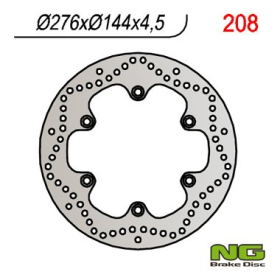 NG BRAKES Front Fixed Brake Disc 276mm Honda / Daelim 125-650cc 87-00
