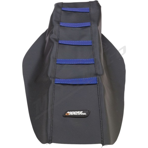 MOOSE OFFROAD Ribbed Seat Cover Yamaha YZ 250-50F 14-18 Black/Blue