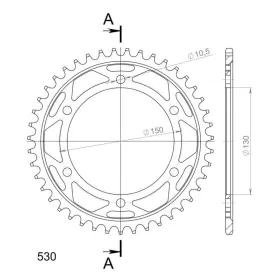 Supersprox Rear sprocket 859.43
