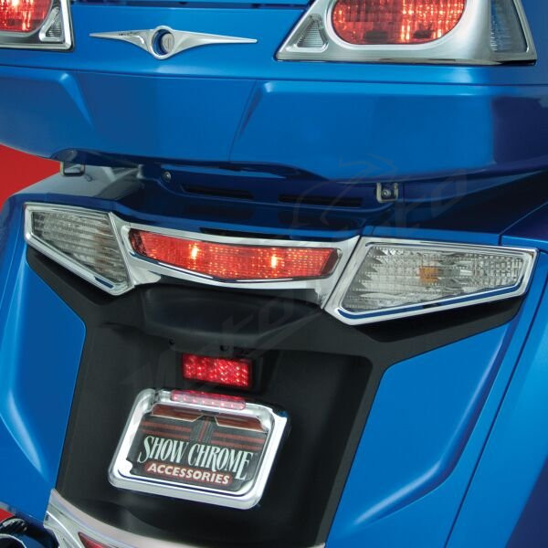SHOW CHROME Taillight Lens Trim Honda GL 1800 12-17
