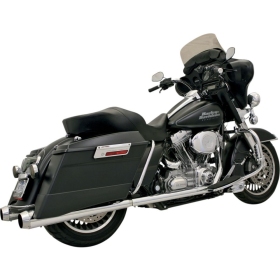 BASSANI XHAUST Power Curve True-Dual Crossover Header Pipe Harley Davidson 1340-1690cc 1995-2015