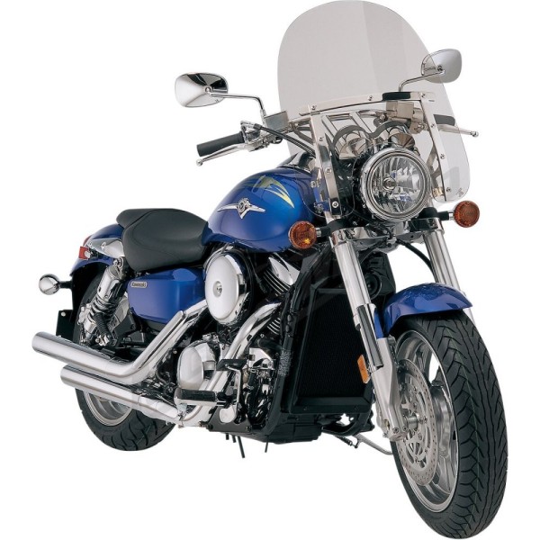 MEMPHIS SHADES METRIC Memphis Slim Windshield 43x45,5cm Harley Davidson / Honda / Indian / Kawsaki / Suzuki / Yamaha 50-1868 72-25