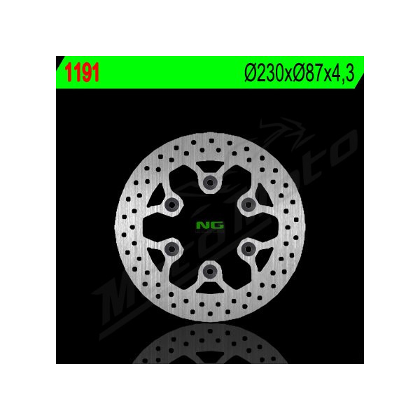 NG Rear Fixed Brake Disc 230x87x4.2mm Hyosung GD / GT / 125-650cc 03-17