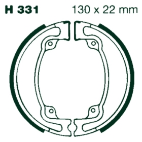 AIR būgninių stabdžių trinkelės Honda CR 130x22mm