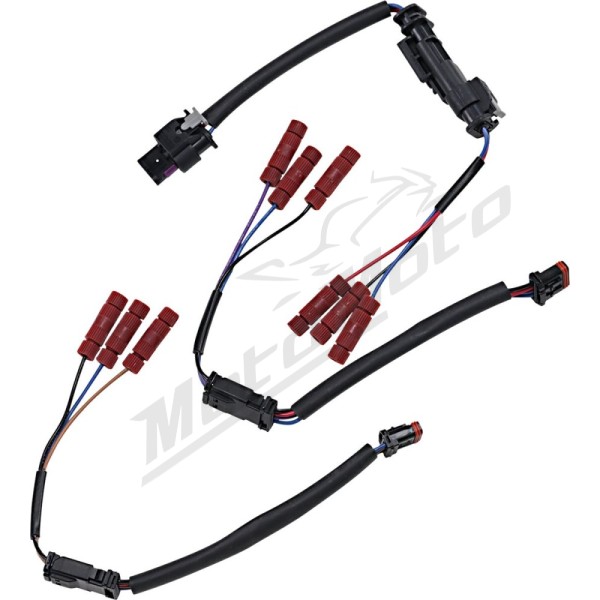 CUSTOM DYNAMICS Rear Wiring Harness Harley Davidson FLDE / FLFB / FLFBS 1750-1923cc 18-24