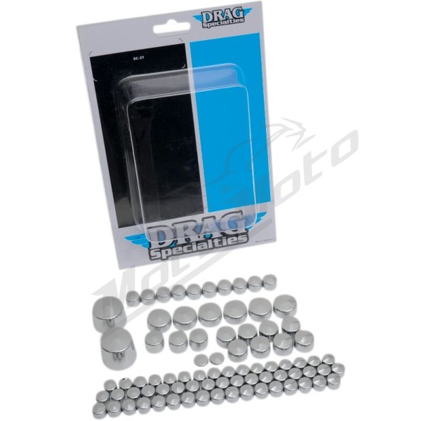 DRAG SPECIALTIES Standard Engine Bolt Cover Kit Harley Davidson FLSTC / FLSTF / FLSTFB / FLSTN / FLSTSB 1584-1800cc 07-10