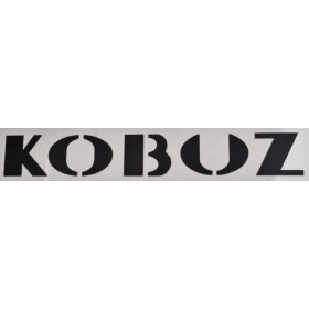 STICKER "KOBUZ" (20,5x3,2cm)